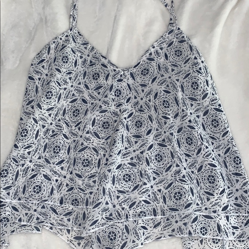 Abercrombie Chiffon Tank Top